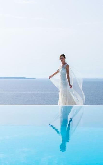 Mykonos Sea View Luxury Villa By Calypso Sunset Villas Mykonos Town Eksteriør billede